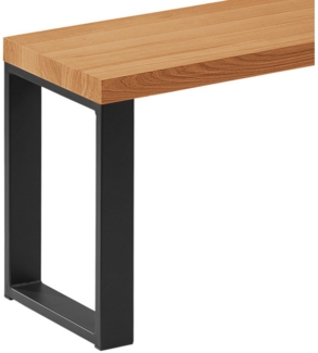 LAMO Manufaktur Sitzbank LSB Sitzbank (Komplett-Set, 3-Teilig), 40mm stake Massivholzplatte