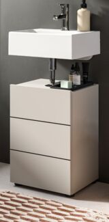 Waschbeckenunterschrank Larik in kaschmir 38 cm