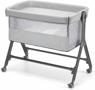 CAM Baby Beistellbett Sempreconte | für 0-9 kg | Grau | 8 Höhen