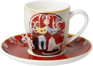 Goebel / R. Wachtmeister -Templi dell' amore,Espressotasse,12,0 x 12,0 x 7,0 cm / Fine Bone China / 12,0 x 12,0 x 7,0 cm