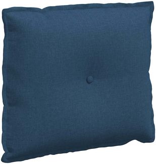 vidaXL Rückenkissen Blau 60 x 19 x 50 cm Stoff 42014666