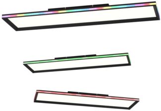 LED Deckenleuchte, Fernbedienung, dimmbar, RGB, L 100 cm