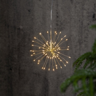 3D-LED-Hängestern "Firework", 80 LEDs, 3m Kabel, Trafo