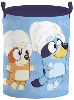 Aymax sprl Wäschekorb Bluey Wäschebeutel Aufbewahrungsbeutel 50x32 cm Stoff mit Futter