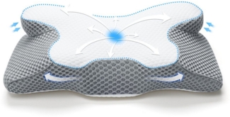 Simloveve Nackenstützkissen, Füllung: Memory Foam, 13 x 34 x 60 cm