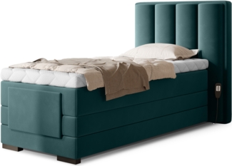 Eltap Veros Elektrischen Bett (Velvetmat 38) 90x200 Holzrahmen