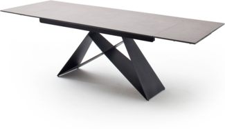 Esstisch Kobe | Ausziehtisch | hellgrau | 160(240) x 90