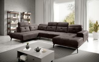 Wohnideebilder Bretan Dunkelbraun Ecksofas & Eckcouches CO-BRE-LT-22NU