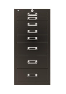 Aktenschrank Schubladenschrank Eco für A4 HxBxT 59 x 28,2 x 41,2 cm 8 Schübe schwarz