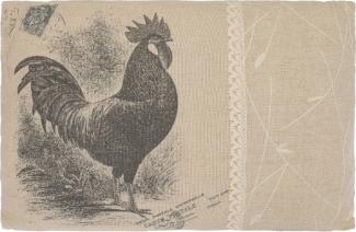 Kissen Rooster Rechteckig Baumwolle&Polyester Beige