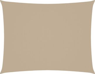 vidaXL Sonnensegel Oxford-Gewebe Rechteckig 5x6 m Beige 135164