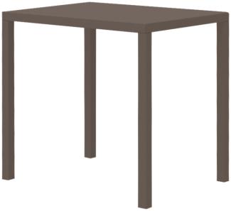 Kleiner Esstisch Quatris 80x60x75 cm bronze