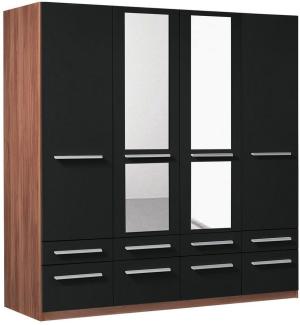 priess Kleiderschrank Schrank Garderobe Wäscheschrank Barcelona in 5 Breiten viel Stauraum, geräumige Schubkästen, mit Spiegel, MADE IN GERMANY