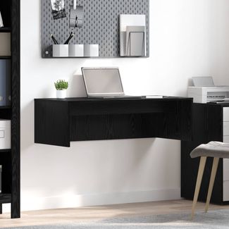 vidaXL Wandtisch Schwarz Eichen-Optik 100 x 45 x 30 cm Holzwerkstoff 891401