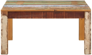 Couchtisch, Sofatisch 80x80x40 cm Altholz Massiv