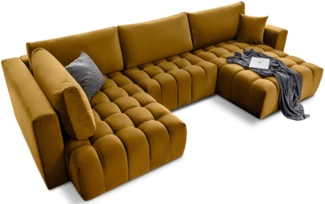 Eltap Bonito Ecksofa (Loco 45) Seite rechte, Gelb, 175 x 92 x 350 cm