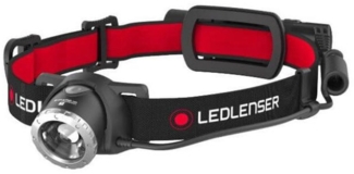 Ledlenser H8R Stirnband-Taschenlampe schwarz/rot