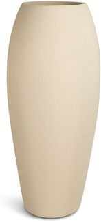 Polystone Essence hoher Pflanzkübel Ø 39 cm, Höhe 90 cm crème