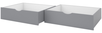 Vitalispa Rollschublade Grau 78 x 61.8 cm 2er Set, Bali