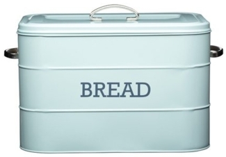 KitchenCraft Brotkasten Brottopf Brotbox Brotbehälter Blau LNBBINBLU