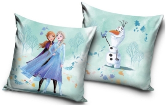 Disney Frozen Kissenbezug Disney Frozen die Eiskönigin Kissenbezug Maße ca. 40 x 40 cm, (1, 1, 1, 1 Stück)