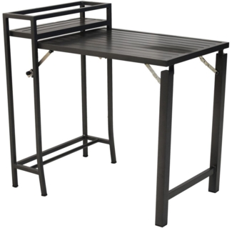 MERXX Gartentisch Balkonklapptisch (1-St), Tischplatte aus Aluminium, Tischplatte abklappbar
