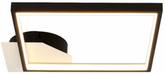 LED Deckenleuchte, Metall, schwarz, L 29 cm