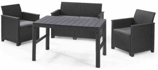 Siena Garden Amea Loungeset 4-tlg. Polyproplyen