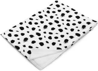 DECALVIBES Tagesdecke Kuscheldecke Dalmatiner Dots - 127 x 152 cm