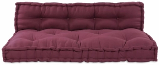 vidaXL Pallet Sofa Kissen 2 pcs Kastanienbraun Stoff 4019087