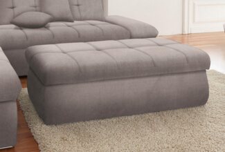DOMO collection Hocker NMoric, mit Stauraumfach, auch in Cord