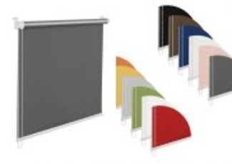 Thermorollo 55x150 cm natur Fensterrollo mit Thermobeschichtung 100% Abdunklung
