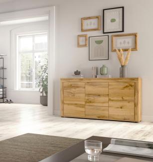 INOSIGN Sideboard Aosta, Breite 125 cm, in verschiedenen Farbausführungen, mit 2 Türen und 3 Schubkästen, Wohnzimmer, Kommode, Schrank