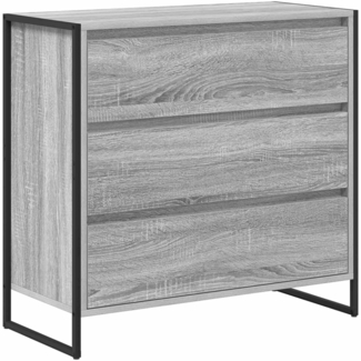 vidaXL Sideboard Graues Sonoma 79 x 36 x 75.5 cm Holzwerkstoff 886597