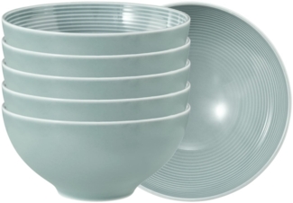 Seltmann Weiden Beat Color Glaze Müslischale ø 15,7 cm 6er Set Arktisblau
