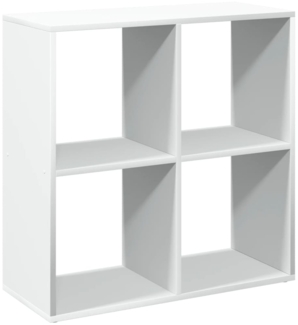 vidaXL Raumteiler Bücherregal Weiß 69,5 x 29 x 69,5 cm Holzwerkstoff 858003