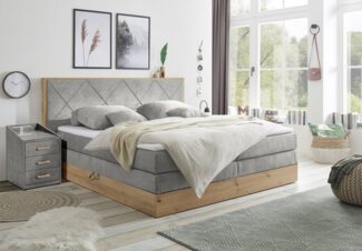 ED EXCITING DESIGN Boxspringbett Bellevue, inkl. Bettkasten, wahlweise mit Matratze und Topper