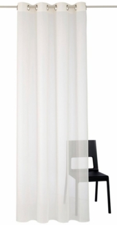 Wirth Gardine Manuela, Ösen (1 St), halbtransparent, Voile, Store