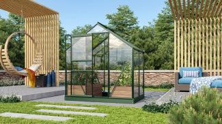 Vitavia Gewächshaus Venus 2500, grün, 3mm ESG