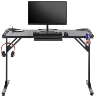 Gaming-Schreibtisch Bill / BC 3110 , Schwarz , 119 x 78 x 60 cm