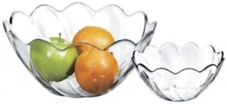 Pasabahce Hasir 7-teiliges Servierschalen-Set aus Glas – elegant & vielseitig