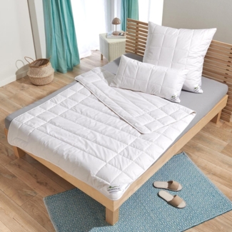 Traumschlaf Alpaka Bettdecke Pako leicht, Füllung: 100% Alpakawolle|160x210 cm