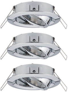 Paulmann No. 92488 Einbauleuchte CHOOSE Spot schwenkbar max. 10W Chrom 230V
