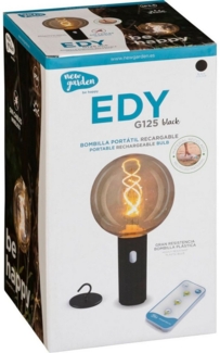 New Garden EDY BULB G125 BATTERY schwarz