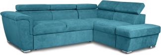 Louis Ecksofa Rechts, Giulia - Blau