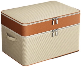 Coonoor Aufbewahrungskorb Faltbarer Aufbewahrungskorb für Kleidung mit Griff (1 St), für Spielzeug, Bücher, Schrank, Schlafzimmer, Zuhause