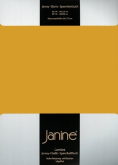 Janine Spannbettlaken Spannbetttuch Elastic Jersey, Baumwollmischung, Gummizug: 0, (0 Stück)