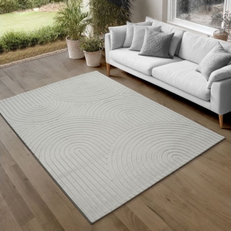 the carpet Teppich Parma, rechteckig, Höhe: 10 mm, moderne Wohnzimmer Teppich Outdoor geeignet dichter Flor