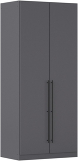 rauch Kleiderschrank Drehtürenschrank Schrank Garderobe Wäscheschrank Schlafzimmer AVOLA (in 3 verschiedenen Ausstattungen BASIC/CLASSIC/PREMIUM) mit hochwertigen Stangengriffen in Schwarz aus Metall MADE IN GERMANY