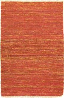 Morgenland Kelim Teppich - Trendy - Elegance - rechteckig - 300x200 - Rot